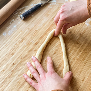 Whiskey Glazed Cinnamon Twists Step 5