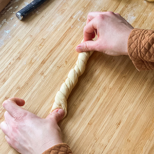 Whiskey Glazed Cinnamon Twists Step 7