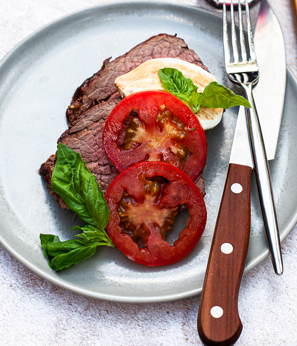 Grilled Caprese Beef Tenderloin
