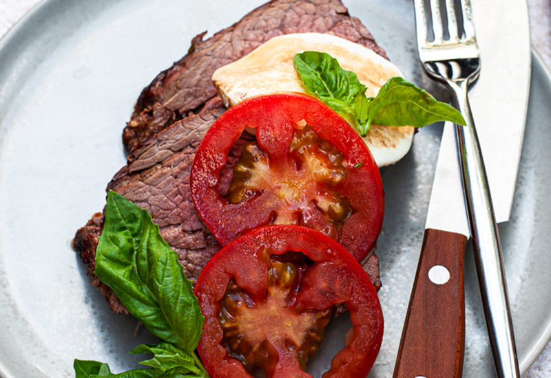 Grilled Caprese Beef Tenderloin