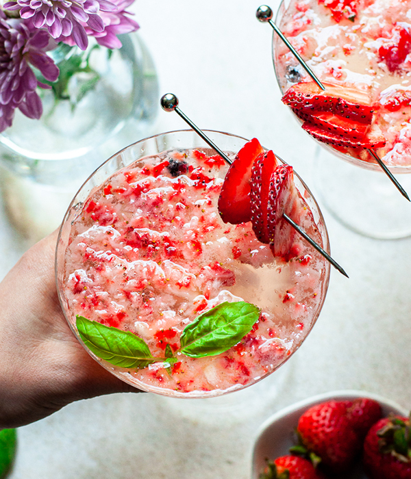 Smashed Berry Rose Spritz