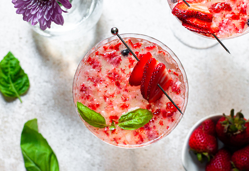 Smashed Berry Rosé Spritz