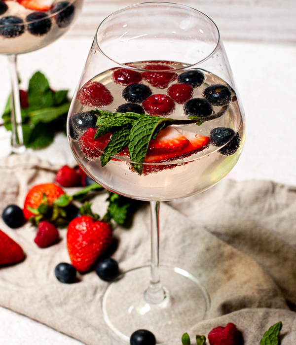 Berry Moscato Punch.
