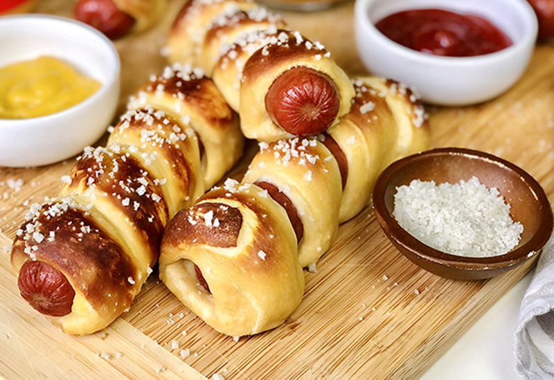 Jumbo Pretzel Dogs