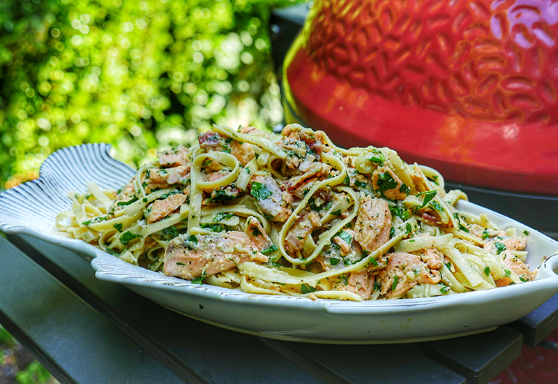 Riverence® Grilled Ruby Red Trout Carbonara