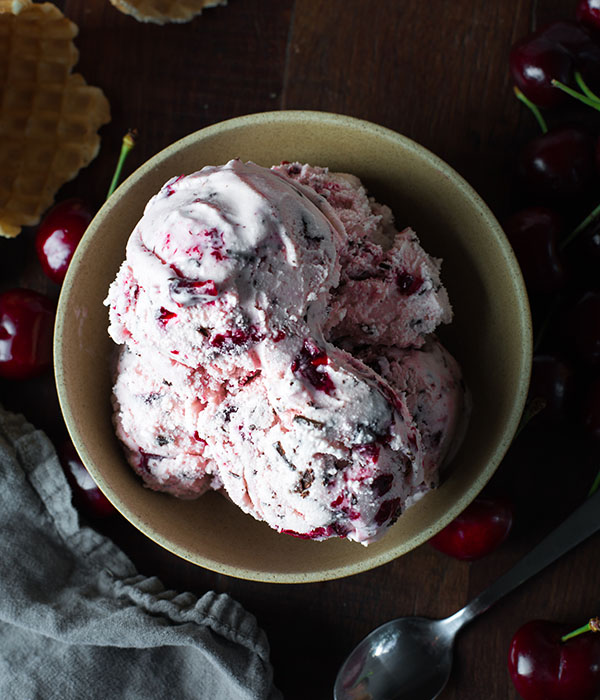 Chocolate Cherry Ice Cream