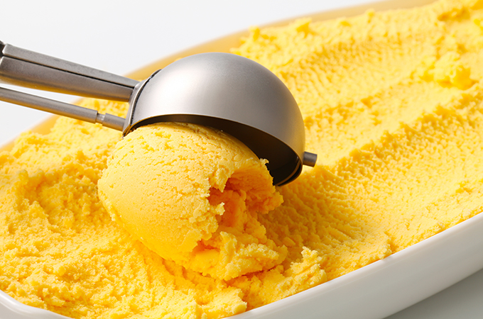 No Churn Mango Lassi Ice Cream