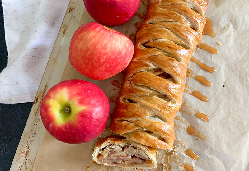 Caramel Apple Strudel