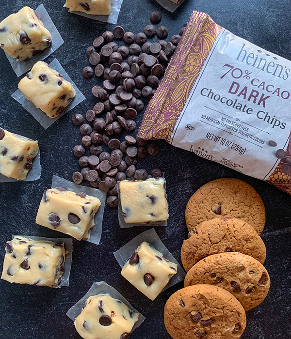 Chocolate Chip Cookie Dough Fudge