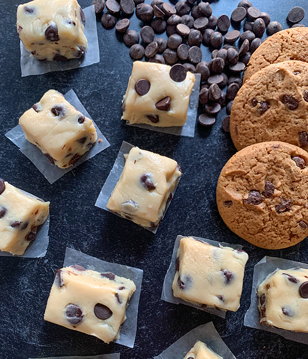 Chocolate Chip Cookie Dough Fudge