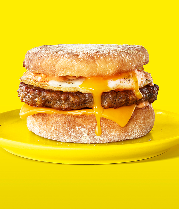 Impossible Sausage Breakfast Sandwich