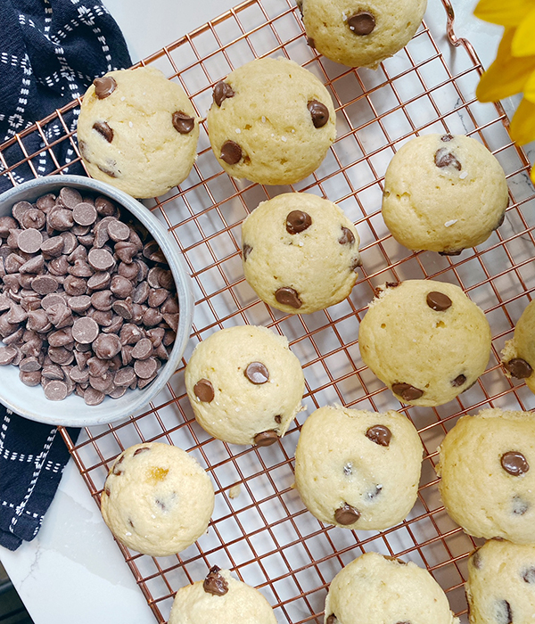 Mini Chocolate Chip Breakfast Muffins