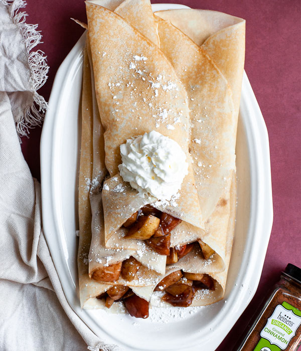 Apple Pie Crepes