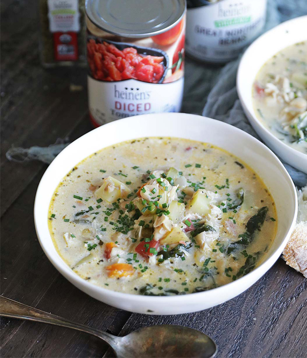 Chicken Florentine Soup