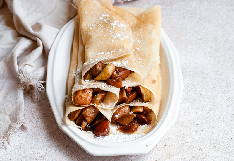 Apple Pie Crepes