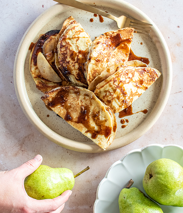 Pear & Brie Quesadillas