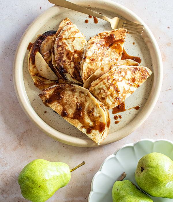 Pear & Brie Quesadillas