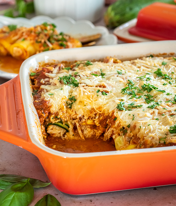 Zucchini Lasagna Roll-Ups