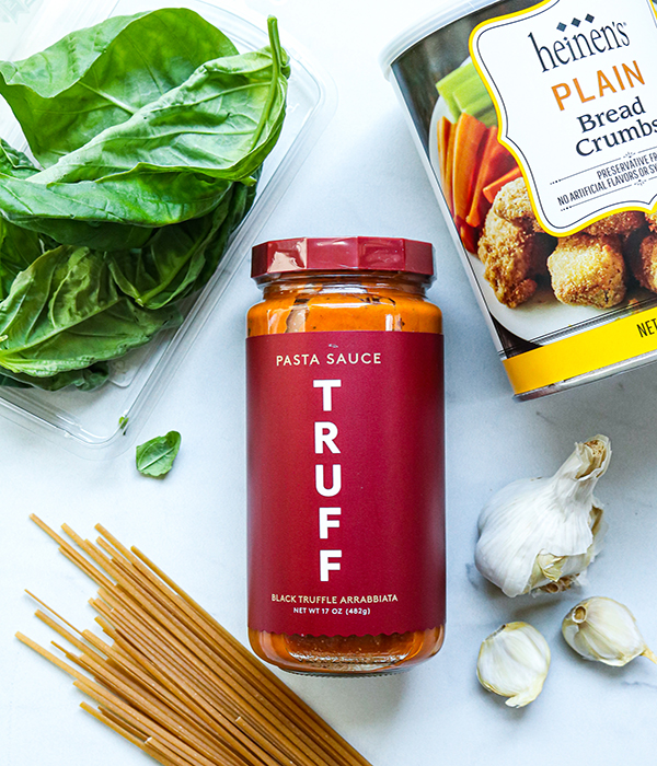 Chicken Arrabiata with Toasted Breadcrumbs