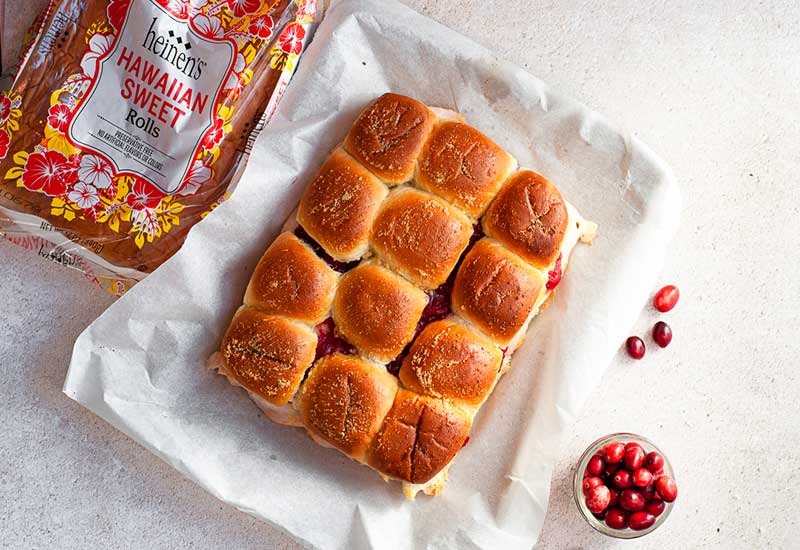 Baked Turkey and Cranberry Sliders