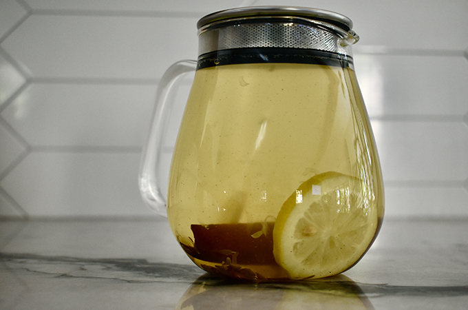 Pitcher of Spiced Ginger Tea