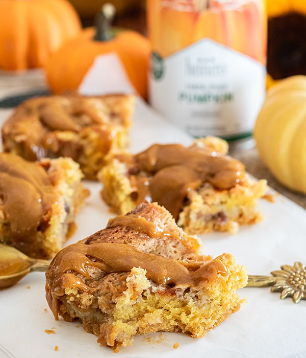 Pumpkin Cheesecake Bars with Heinen's Canned Pumpkin