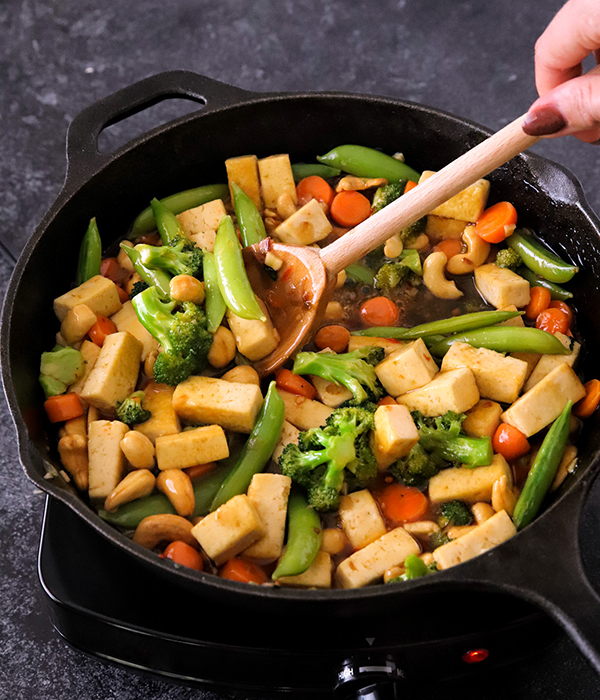 Sweet Chili Tofu Stir Fry