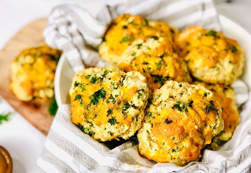 Cheddar Baked Biscuits