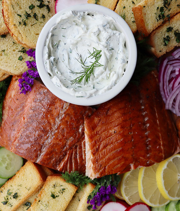 Honey Oak Roasted Salmon Board