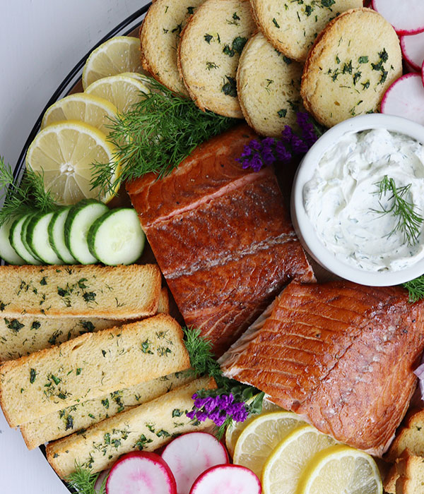 Honey Oak Roasted Salmon Board