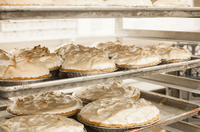 Mama Jo Pies on Racks
