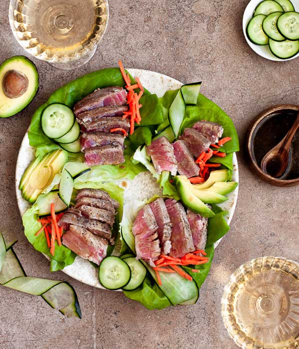 Ahi Tuna Lettuce Cups