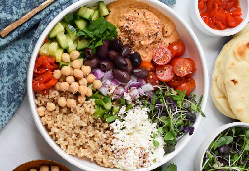 Mediterranean Hummus Bowl