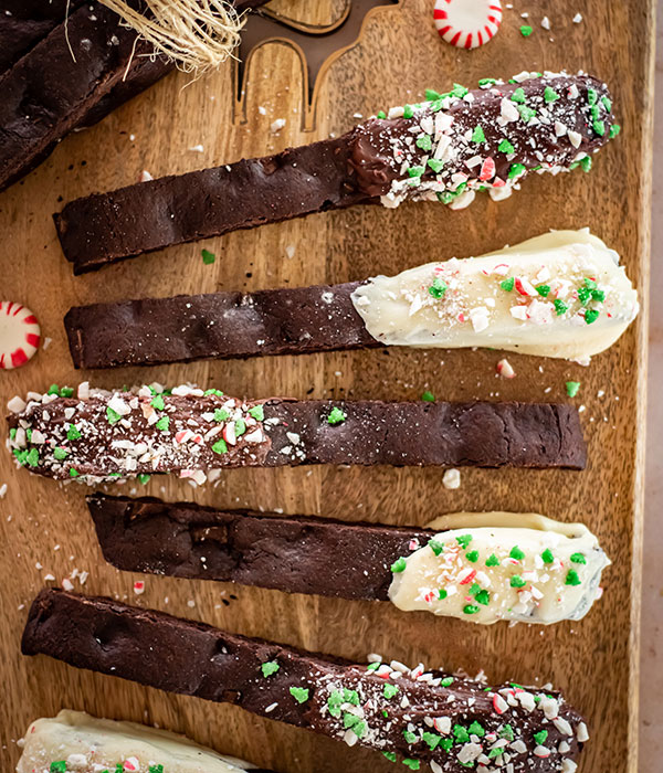 Chocolate Peppermint Biscotti