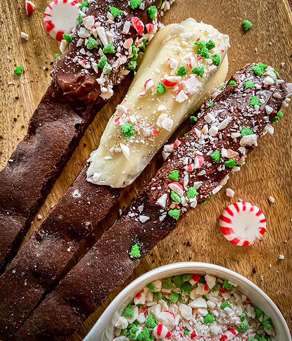 Chocolate Peppermint Biscotti