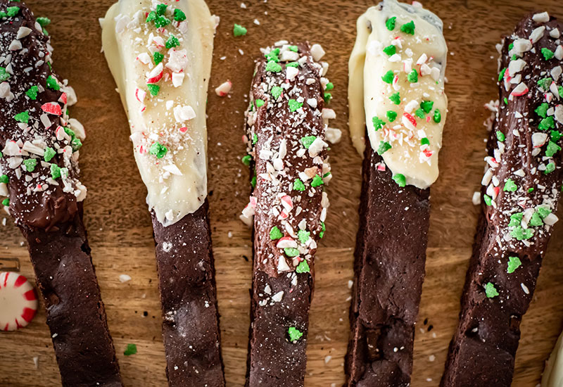 Chocolate Peppermint Biscotti
