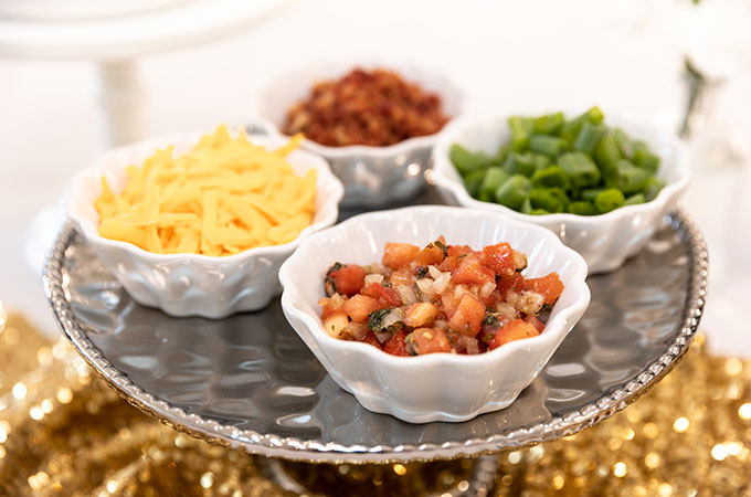 Macaroni and Cheese Bar Toppings