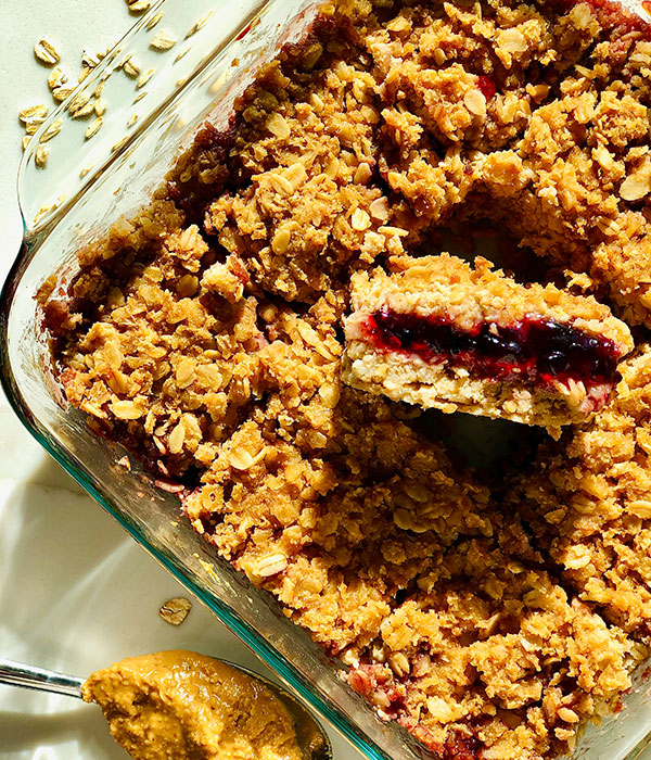 Peanut Butter & Jelly Oatmeal Balls