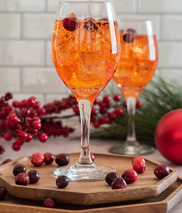 Holiday Aperol Spritz