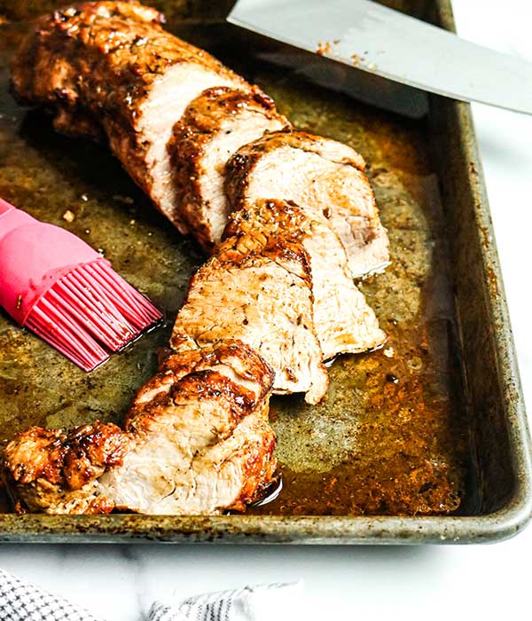 Garlic Honey Glazed Pork Tenderloin