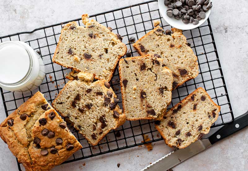 Chocolate Chip Plantain Bread