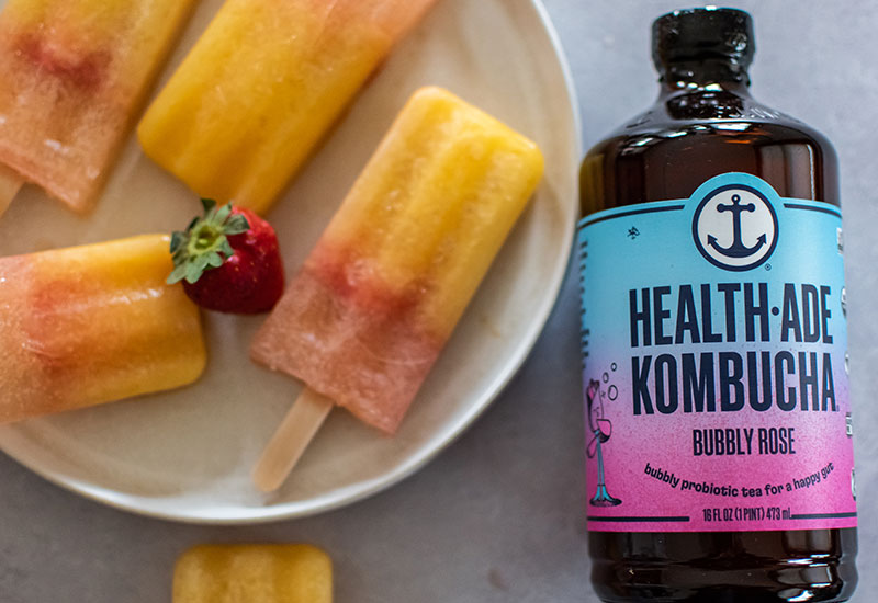 Citrus Kombucha Popsicles