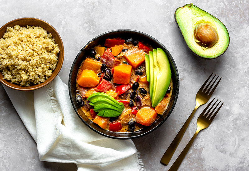 Black Bean Butternut Squash Stew