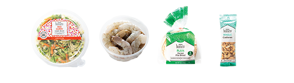 Red Curry Shrimp Ingredients