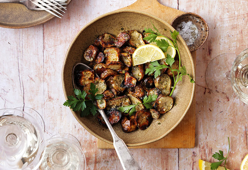 Herby Roasted Sunchoke Salad
