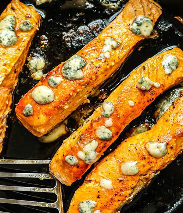 Pan-Roasted Buffalo Salmon