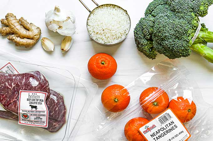 Tangerine Beef and Broccoli Stir Fry