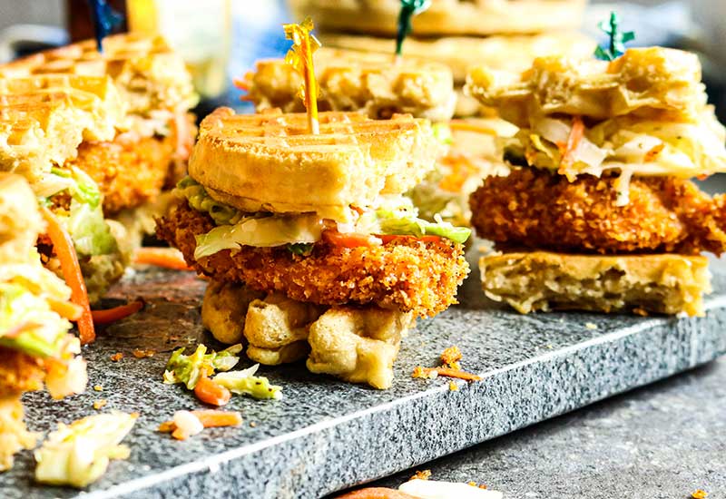 Chicken and Waffle Sliders