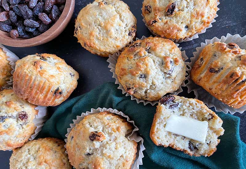 Irish Soda Bread Muffins