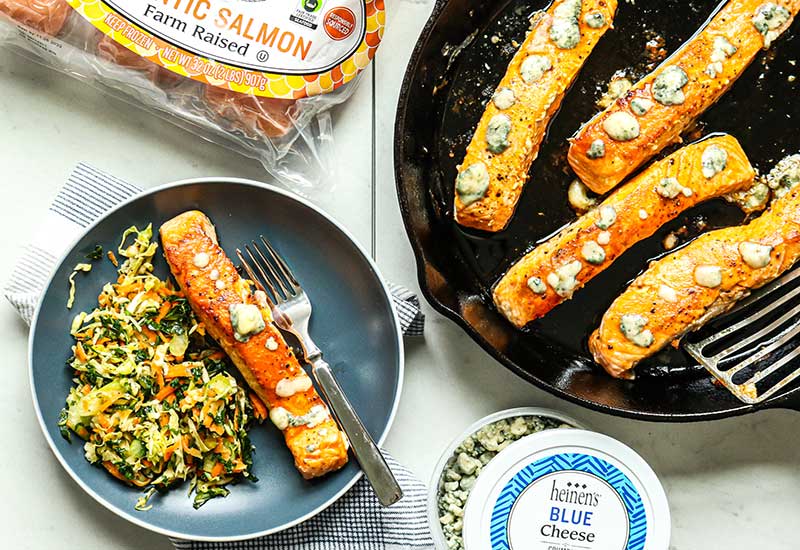 Pan-Roasted Buffalo Salmon